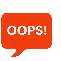 Oh No Oops Sticker