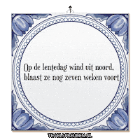 Humor Wind Sticker by Tegelspreuken.nl