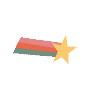 saradadaa fun rainbow space star Sticker