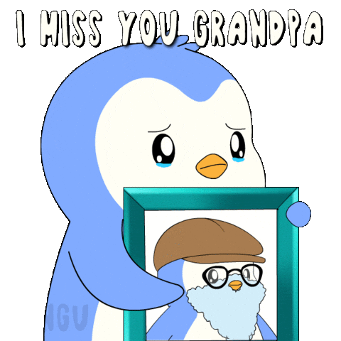 I Miss You Penguin Sticker by Pudgy Penguins