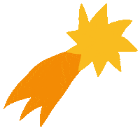 Shooting Star Space Sticker
