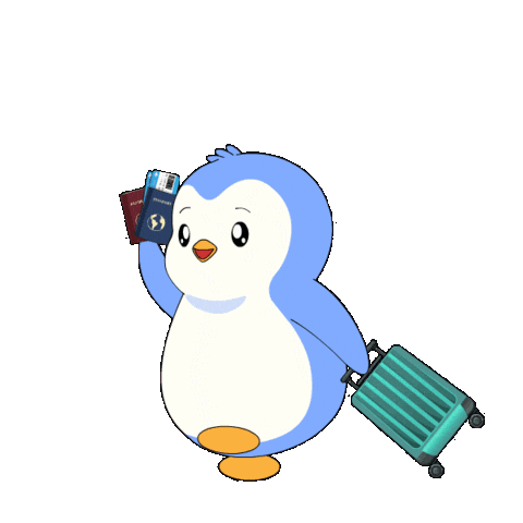 Summer Travelling Sticker by Pudgy Penguins