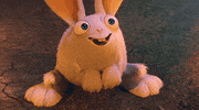 tatprod happy rabbit funny animals heureux GIF