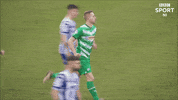 Celebration Fist Pump GIF by Cliftonville Football Club
