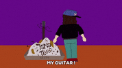 mad guitar GIF by South Park 