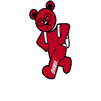 Ohnii_official school bear study student Sticker