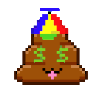 Art Shitting Sticker by Poopies.io