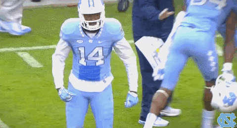 football carolina GIF by UNC Tar Heels