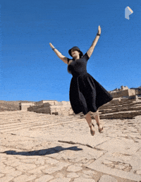 annapavlovapaint happy fly free jumping GIF