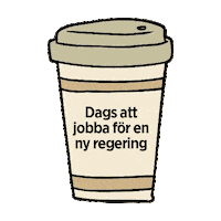 Coffee Frihet Sticker by Moderata Ungdomsförbundet