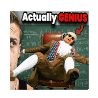 Genius High Iq Sticker