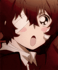 oxo_raccoon bsd bungo stray dogs dazai osamu GIF