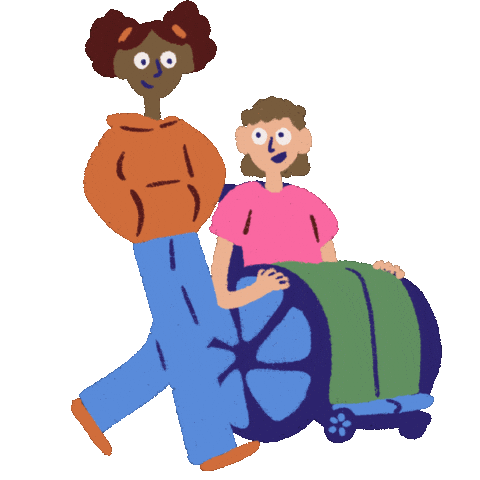 Walk Wheelchair Sticker by Ivry94