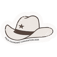 Cowboy Hat Sticker by facefoundrie