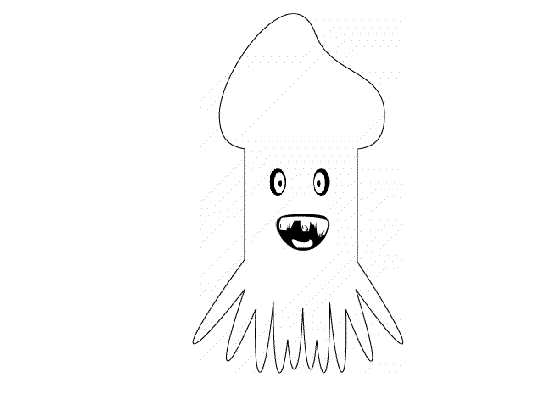 SectionManagerHIRAKAWA giphyupload talking squid イカ Sticker