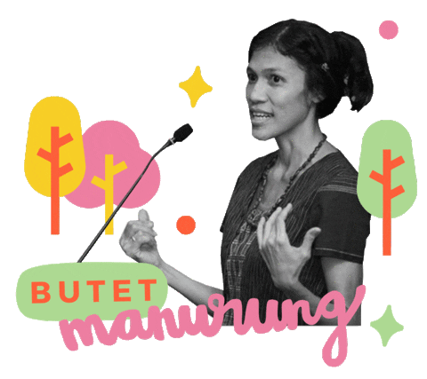 woman inspiring Sticker