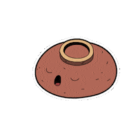 Cartoon Stone Sticker