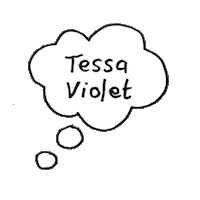 Crush Speech Bubble Sticker by Tessa Violet