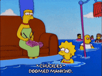 marge simpson water GIF