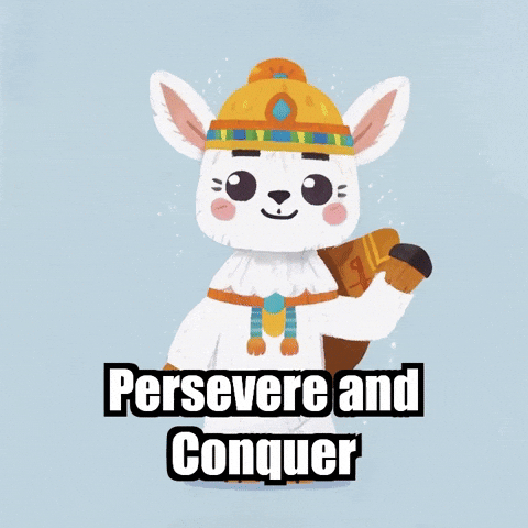Wisdom Perseverance GIF by Llamaozi