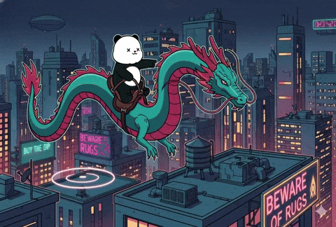 Flying Neon Lights GIF by Kanpai Pandas