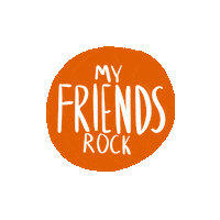 Friends Rainbow Sticker