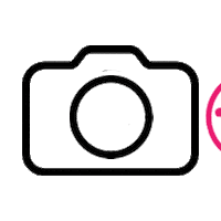Geboortefotograaf newborn fotocamera foetus birth photographer Sticker