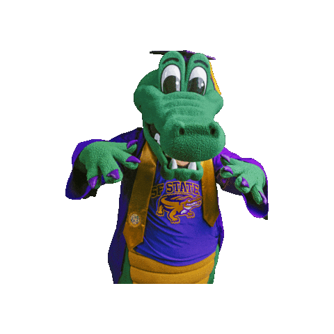 Mascot Graduating Sticker by San Francisco State University