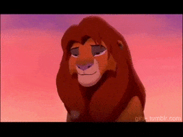 the lion king smile GIF