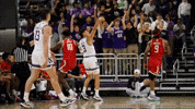 College Hoops Clap GIF by Northwestern Athletics