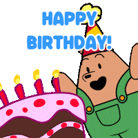 Happy Birthday Sticker