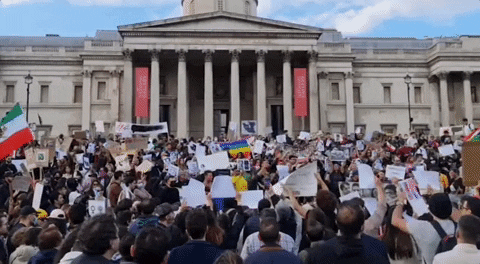 London Protest GIF by GIPHY News