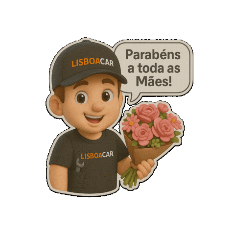 LisboaCar giphygifmaker Mãe dia das mães mães Sticker