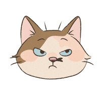 Cartoon Cat Sticker