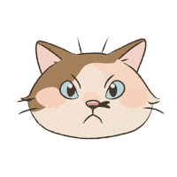 Cartoon Cat Sticker