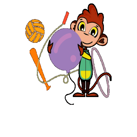 MOEV_Vlaanderen giphygifmaker aap luuk beweging Sticker