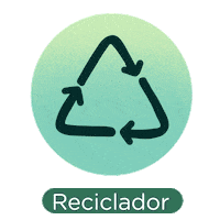Reciclador Sticker by Ecolana