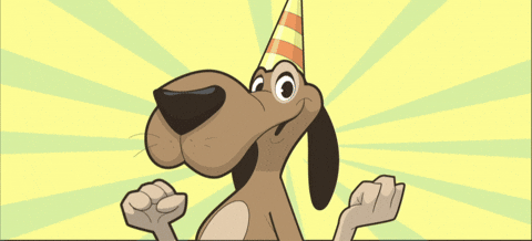 Excited Happy Anniversary GIF