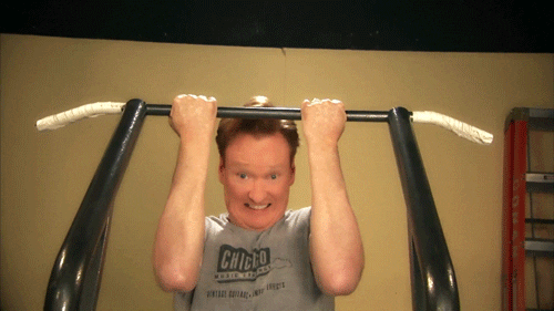 conan obrien working out GIF by Team Coco