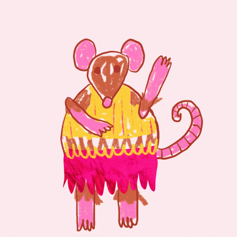 Pink Dancing GIF