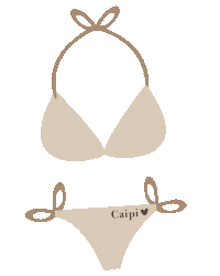 caipistyle summer beach swim bikini Sticker
