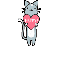 Happy Cat Sticker by Pandokabushikigaisha