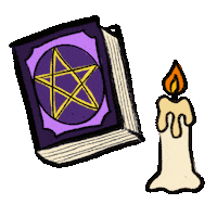 Halloween Book Sticker