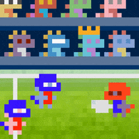 looksrawr football rugby rawr dinosaur GIF