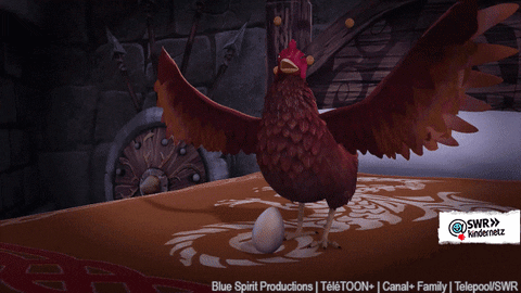 animation chicken GIF by SWR Kindernetz