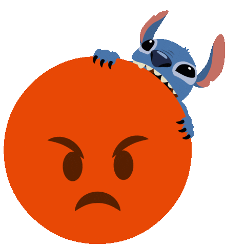 Angry Lilo And Stitch Sticker by Walt Disney Studios