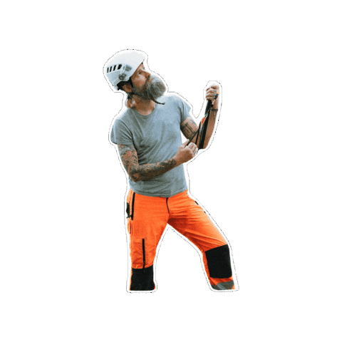 BERGERtools giphygifmaker berger arborist lookingup Sticker