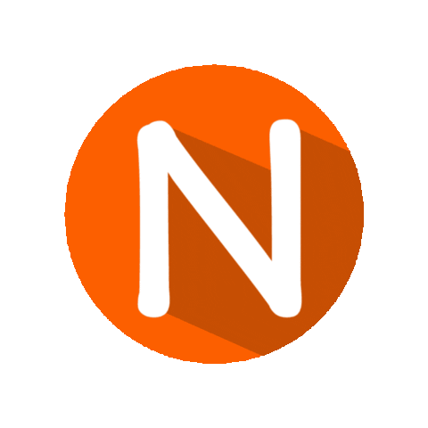 Orange Abc Sticker