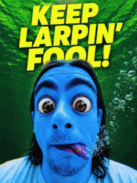 Blue Man Larper GIF