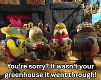 Apologise Stop Motion GIF by Fire Mountain Productions